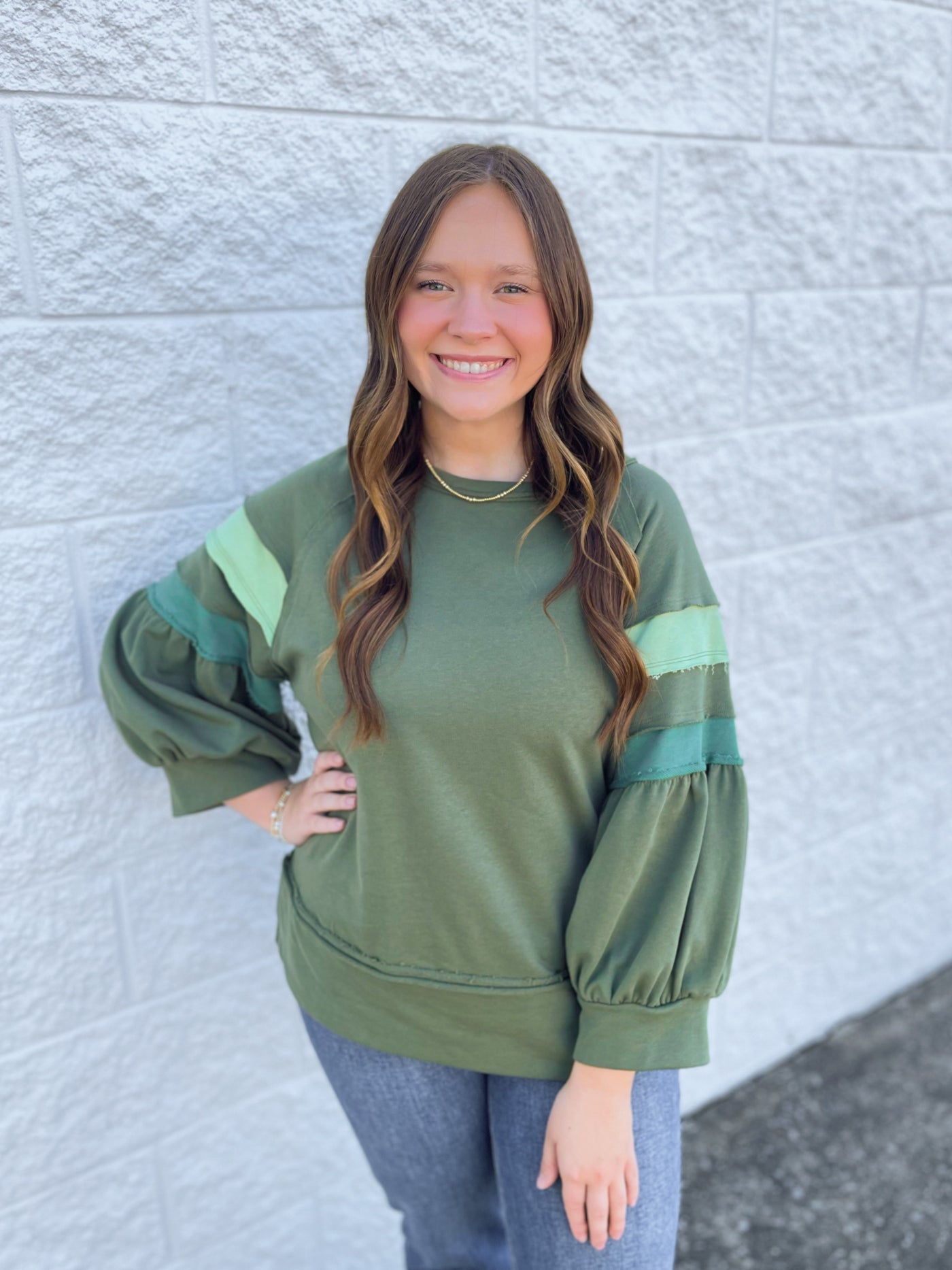 Jodifl Olive Holston Top