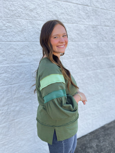 Jodifl Olive Holston Top