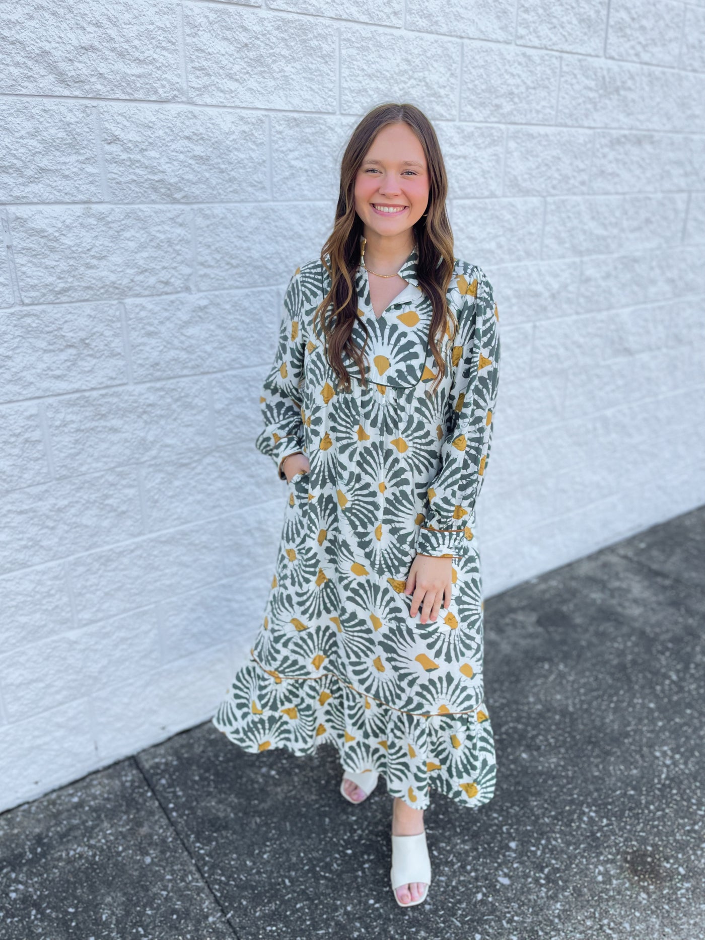 Jodifl Olive Kendall Dress