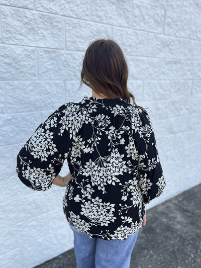 Umgee Black Cherry Blossom Top