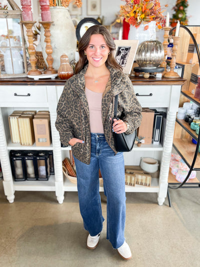 Chocolate Leopard Jacket