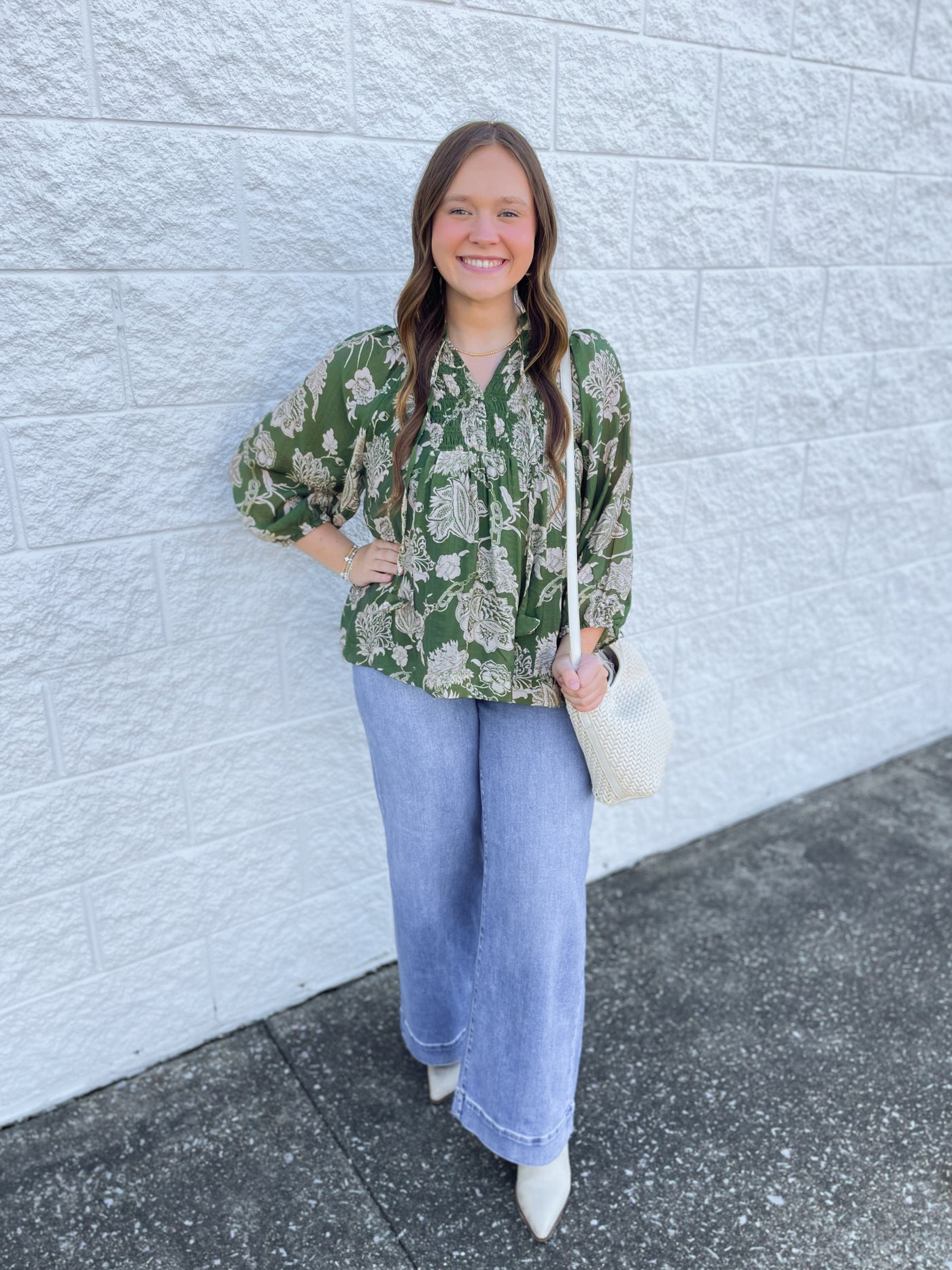 Umgee Green Maddox Top