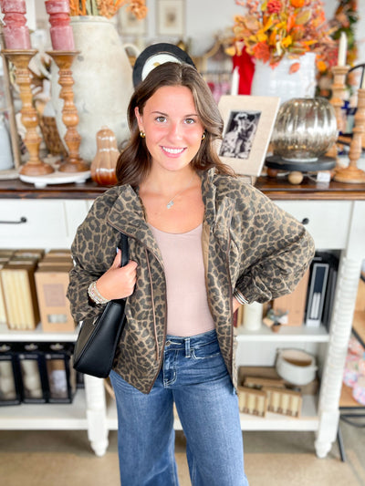 Chocolate Leopard Jacket