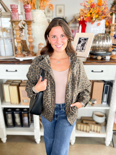 Chocolate Leopard Jacket