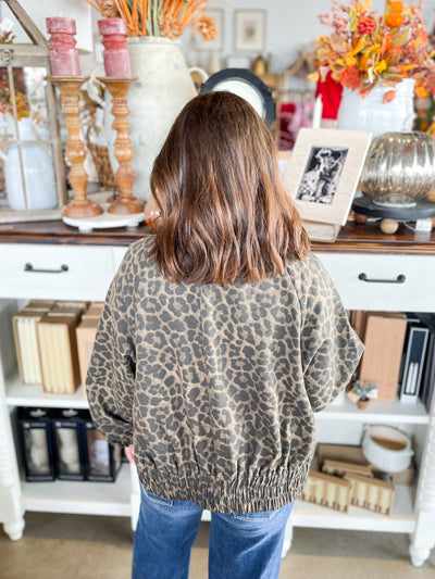 Chocolate Leopard Jacket