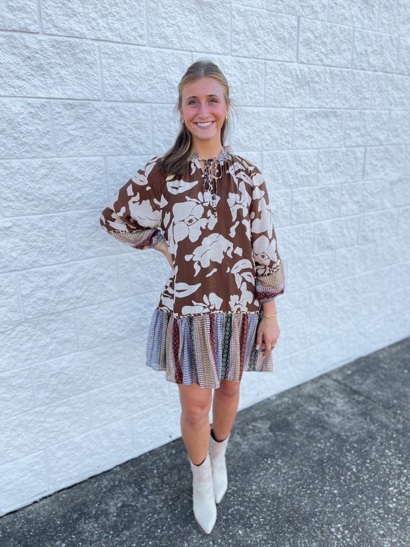 Umgee Sepia Raine Dress