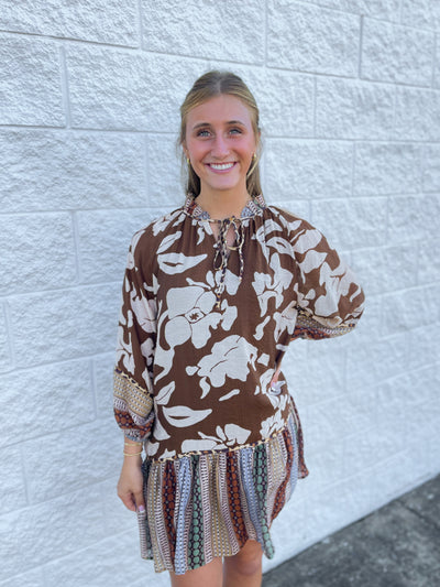 Umgee Sepia Raine Dress