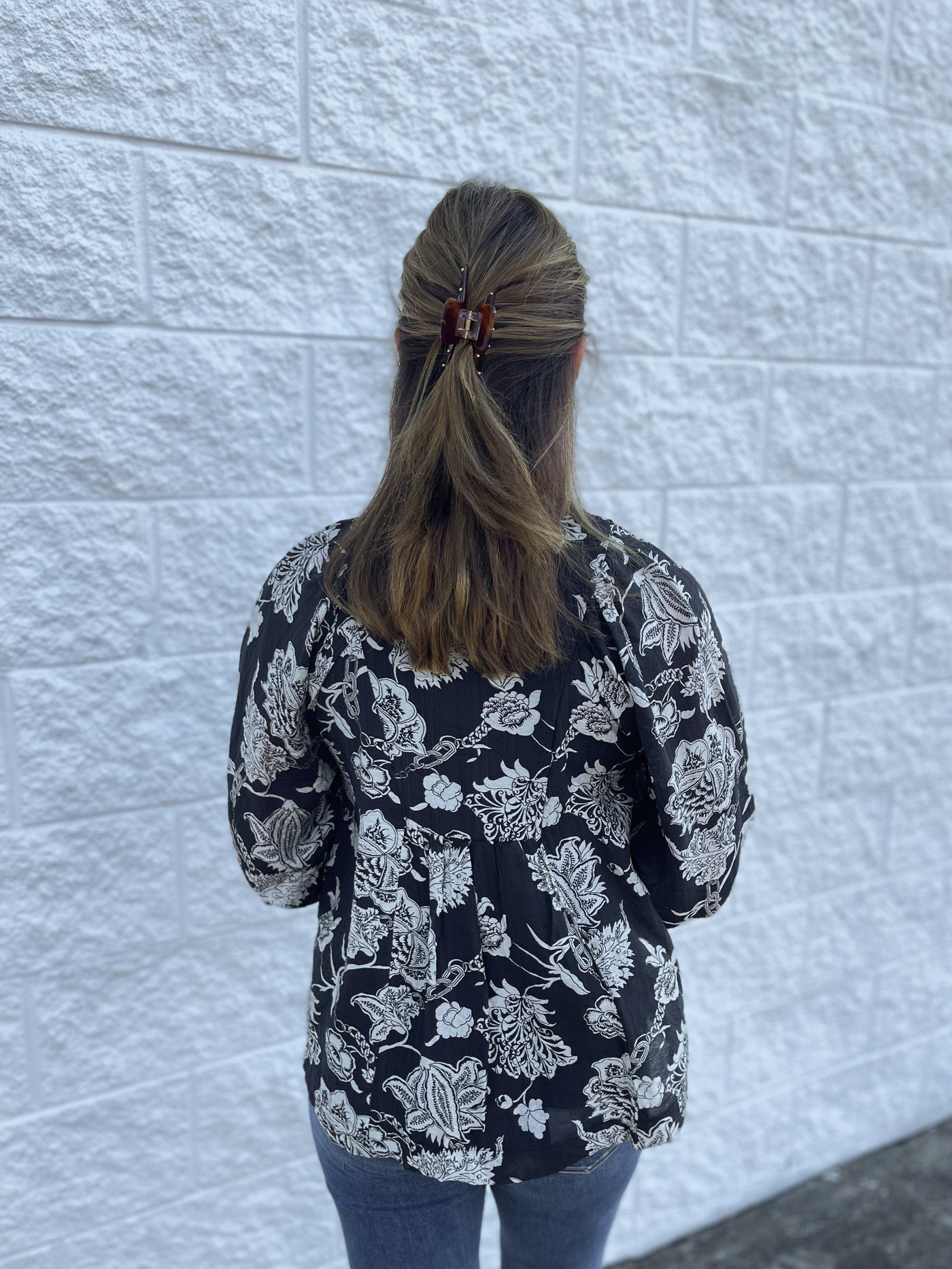 Umgee Black Maddox Top