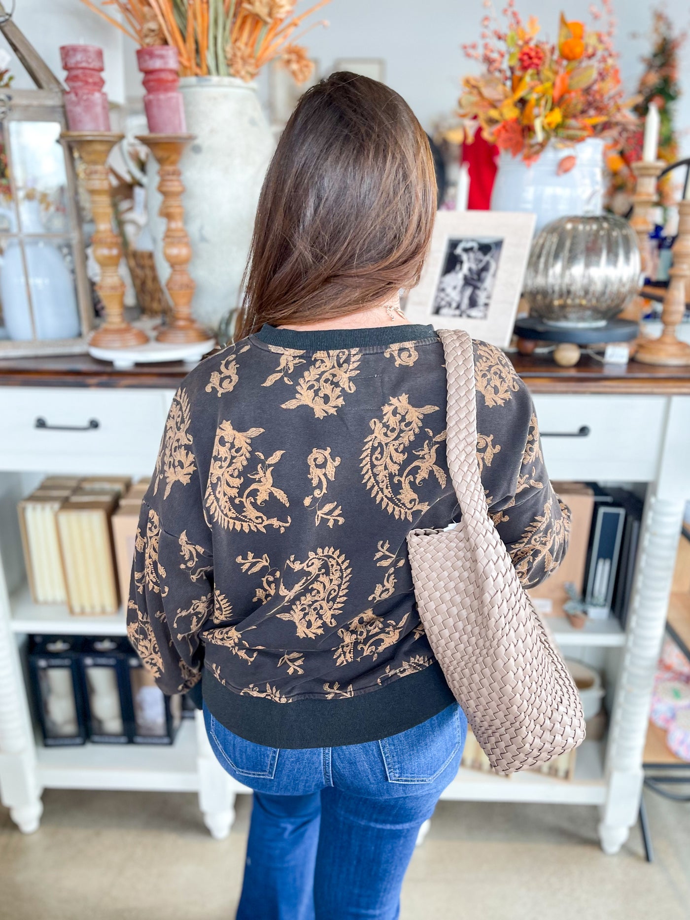Umgee Brown Clementine Pullover