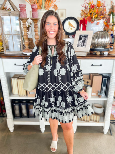 Umgee Black Jennifer Dress