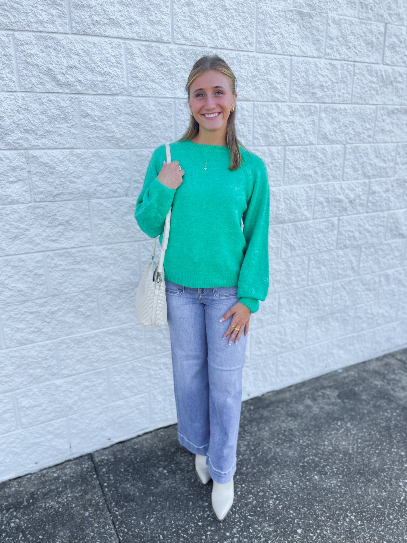 Kelly Green Rein Sweater