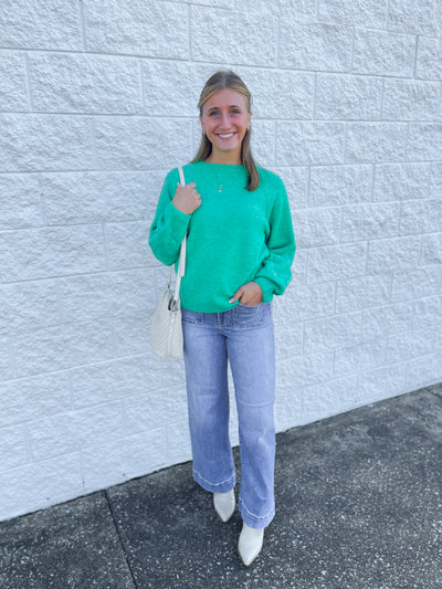 Kelly Green Rein Sweater