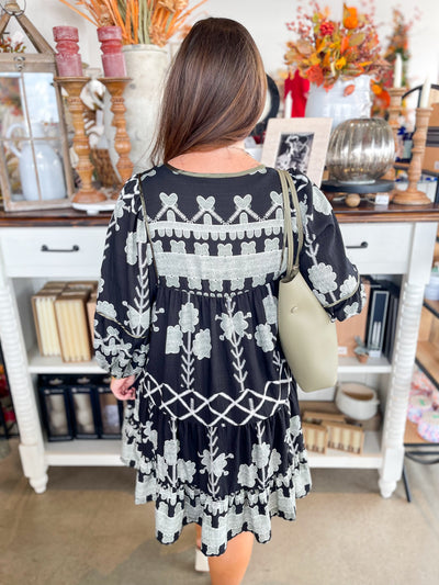 Umgee Black Jennifer Dress