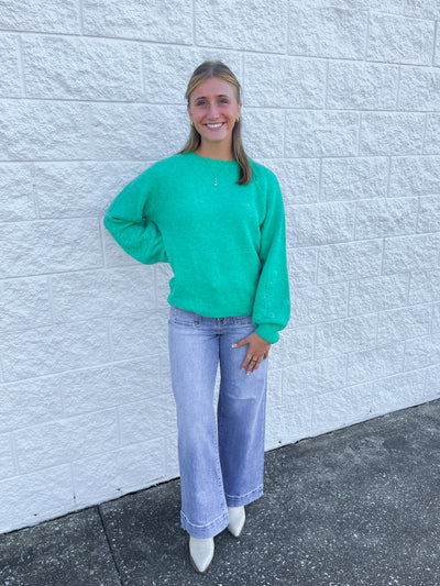 Kelly Green Rein Sweater