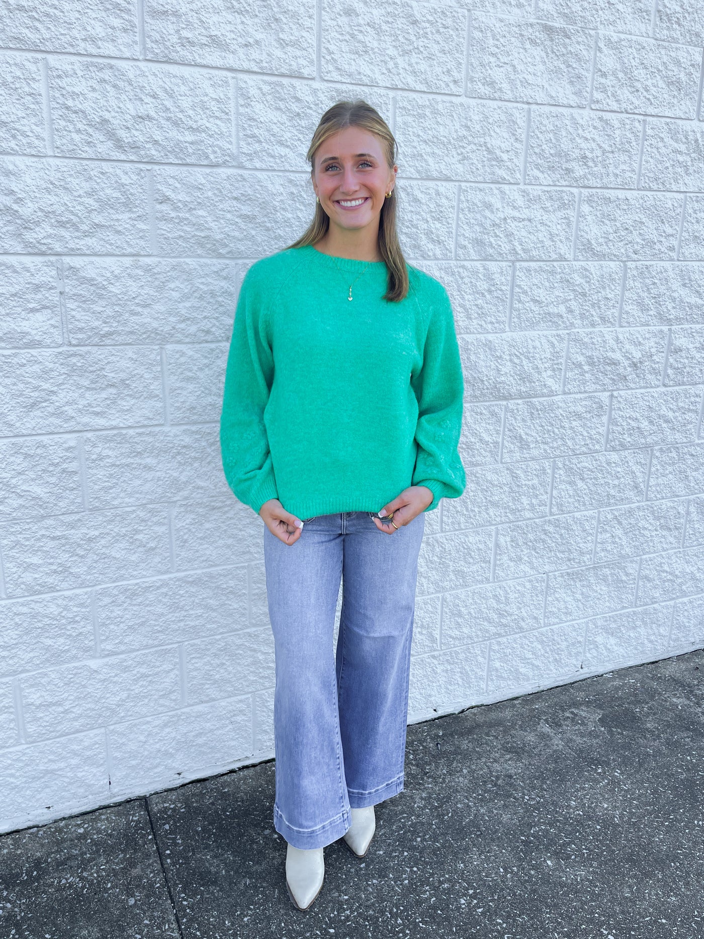 Kelly Green Rein Sweater