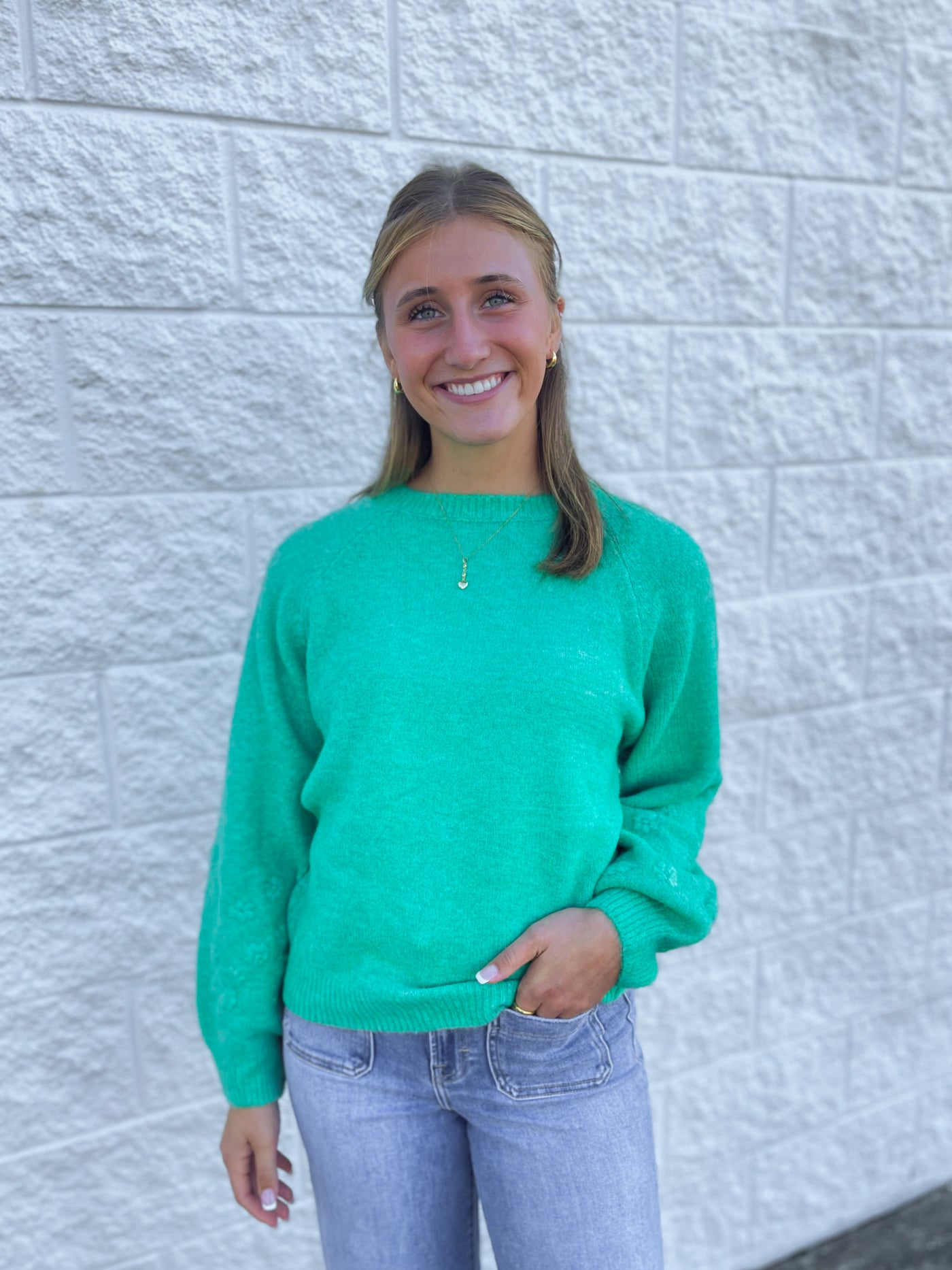 Kelly Green Rein Sweater