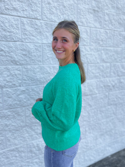 Kelly Green Rein Sweater