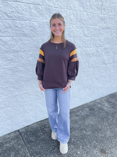 Jodifl Brown Holston Top