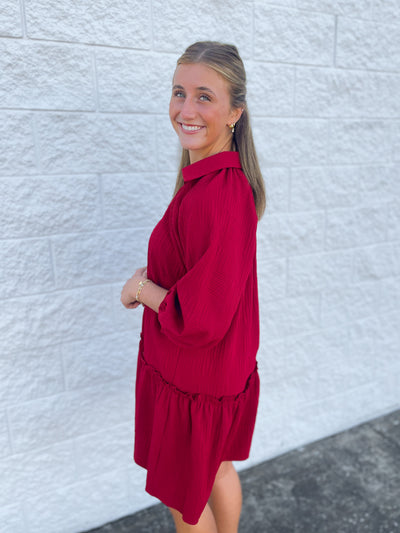 Umgee Crimson Casey Dress