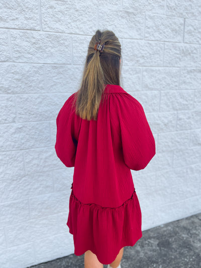 Umgee Crimson Casey Dress