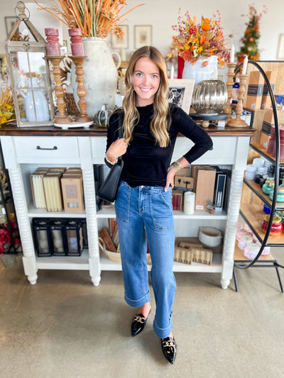 Umgee Black Layer Top