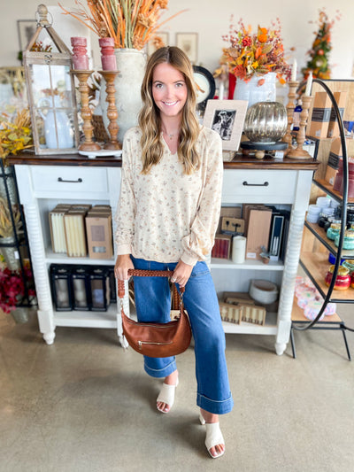 Easel Oatmeal Thermal Terri Top