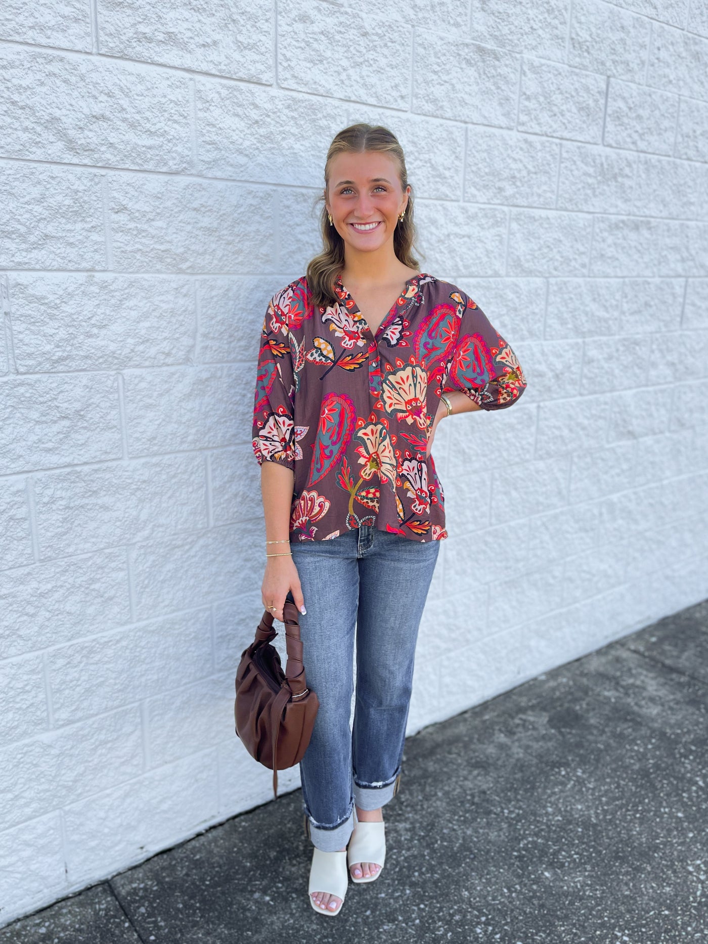 Umgee Brown Briar Top