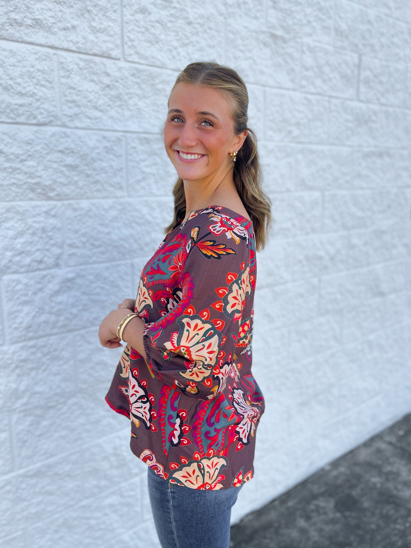 Umgee Brown Briar Top