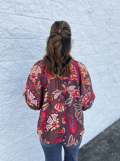 Umgee Brown Briar Top