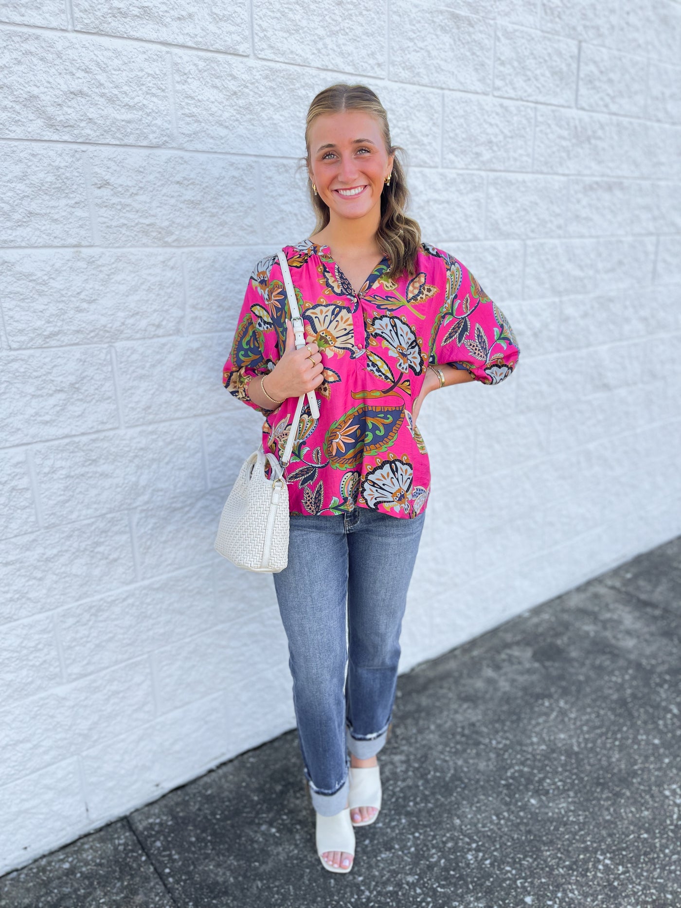 Umgee Pink Briar Top