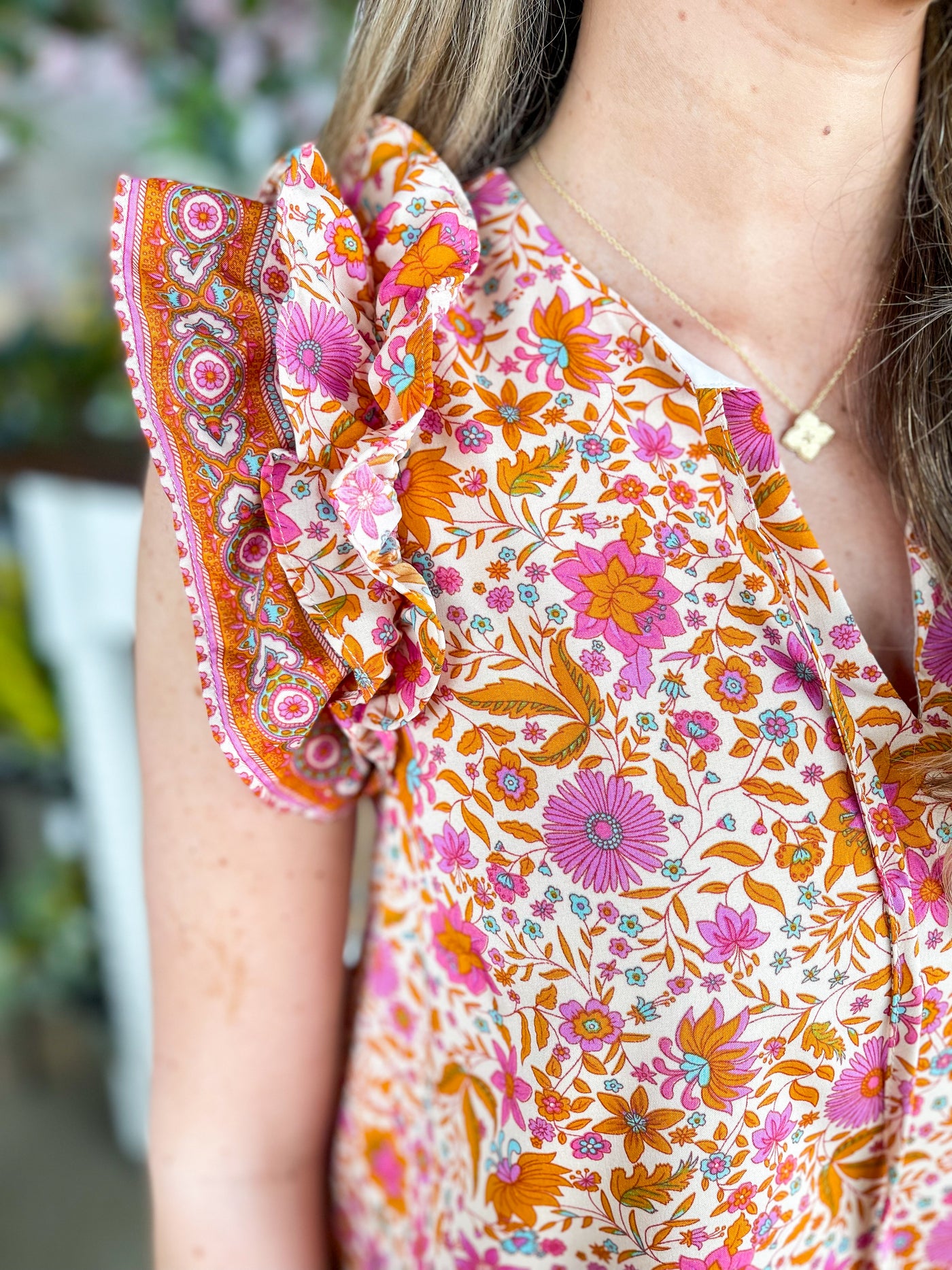 Magenta Mix Karla Dress