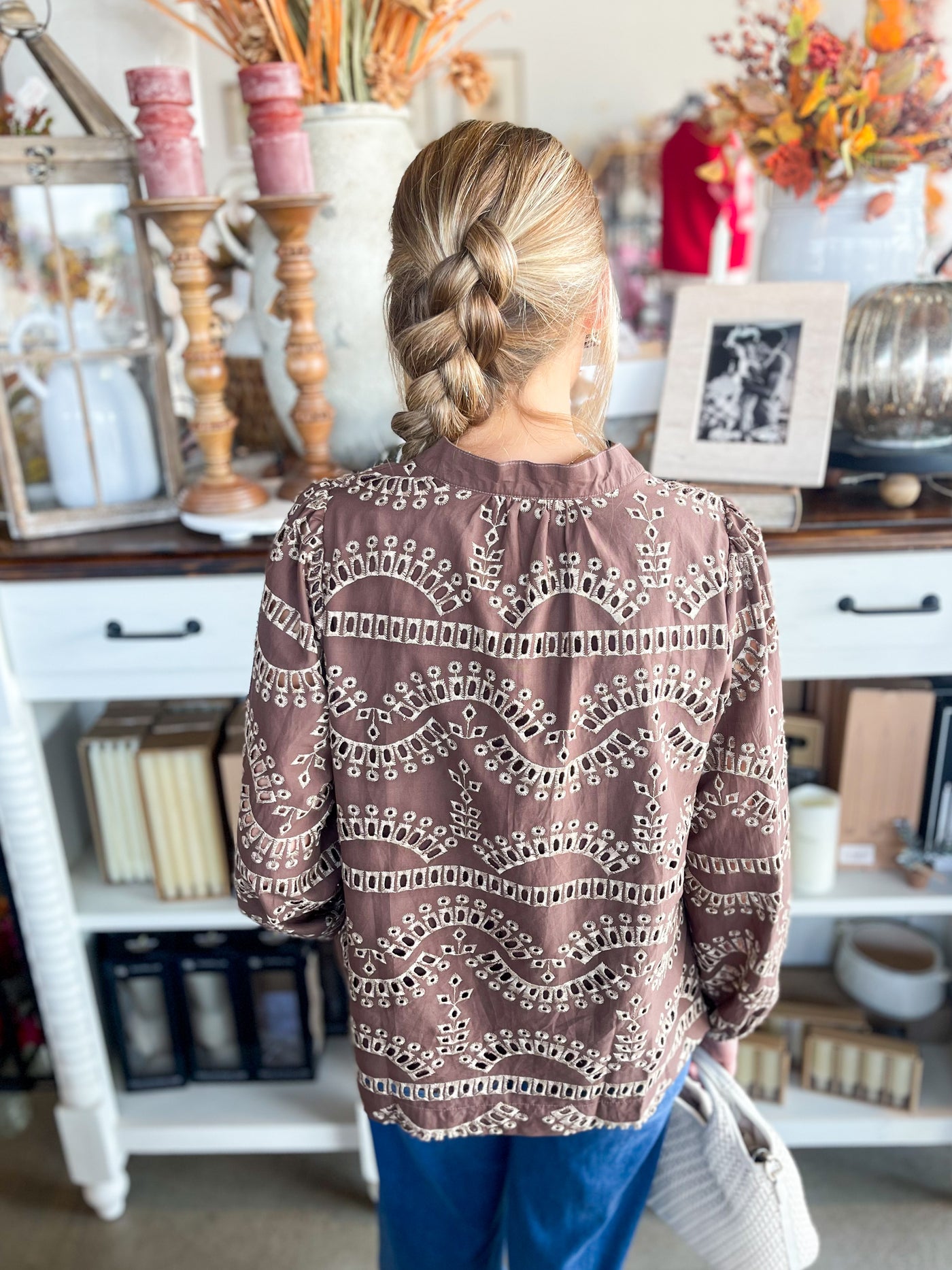 Umgee Mocha Ann Top