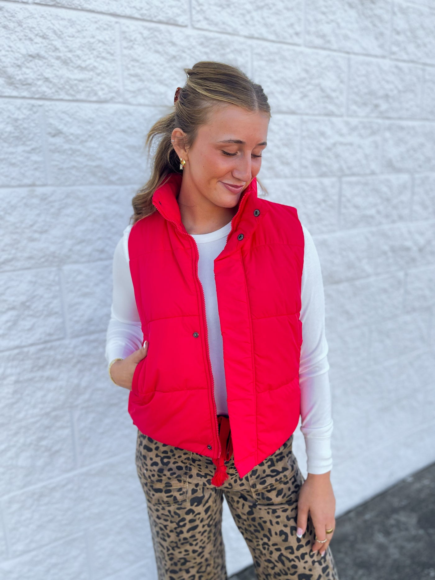 Red Panach Vest