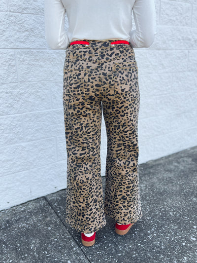 Stretchy Printed Denim Jeans