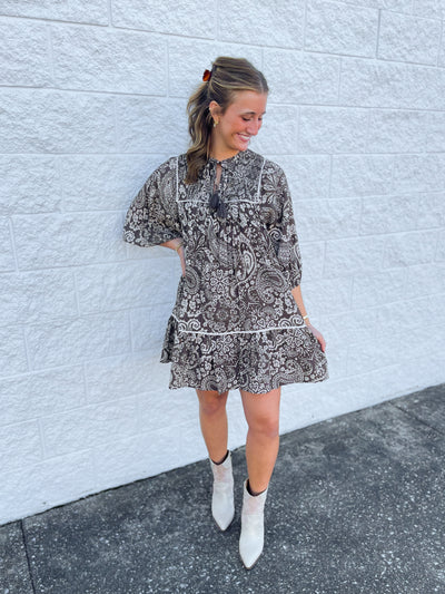 Umgee Brown Remy Dress