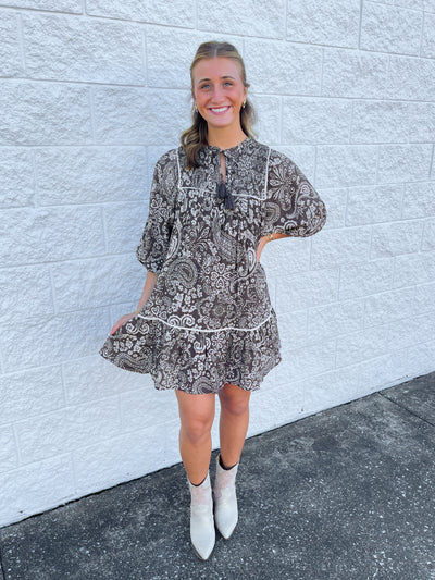 Umgee Brown Remy Dress
