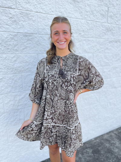 Umgee Brown Remy Dress