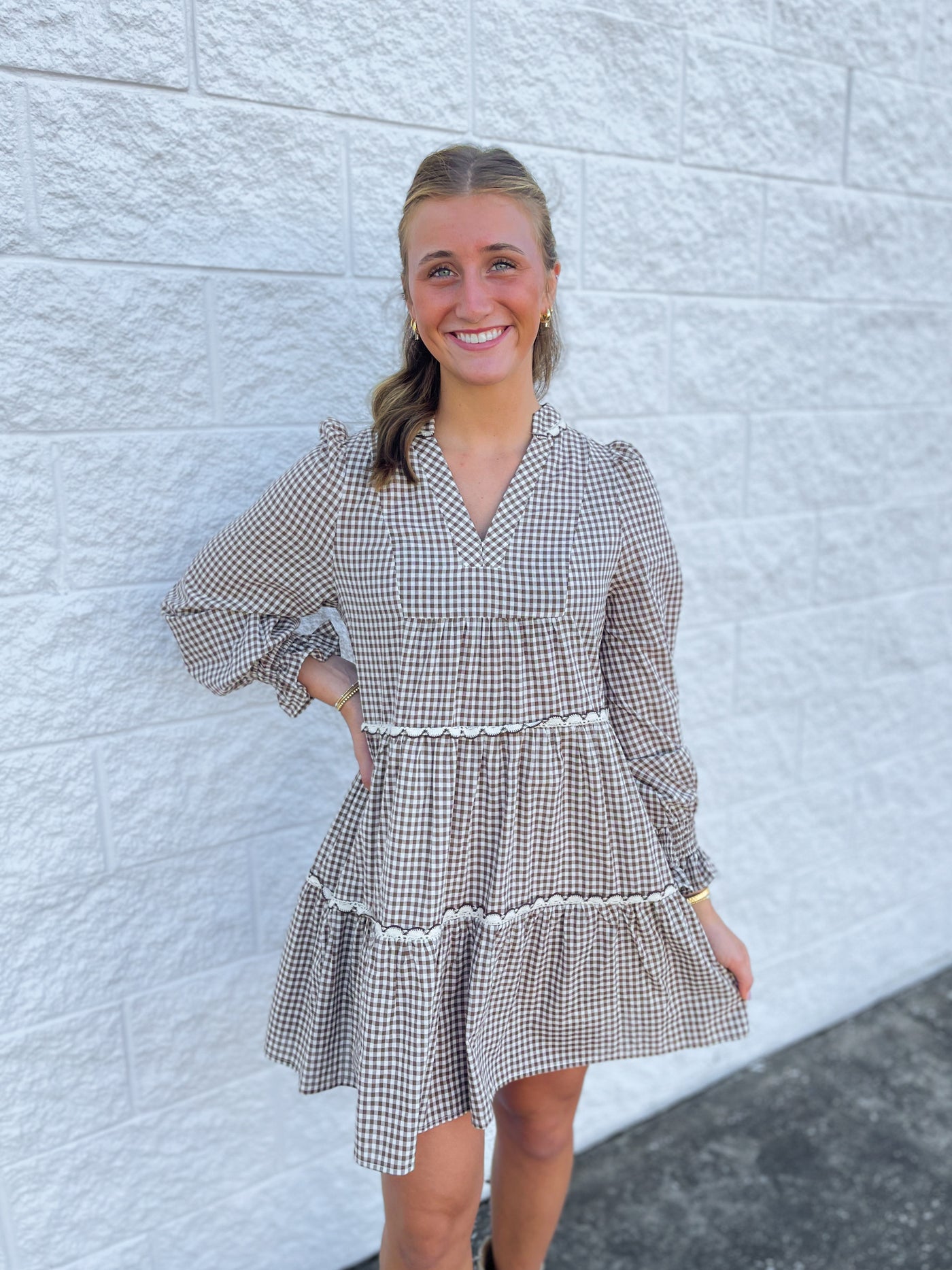 Entro Brown Sawyer Dress