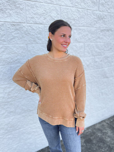 Easel Almond Campbell Top