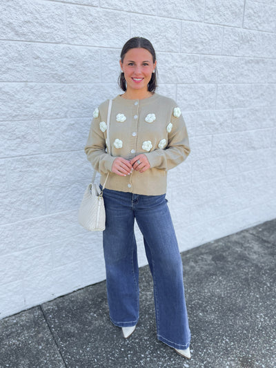 Taupe Jaden Cardigan