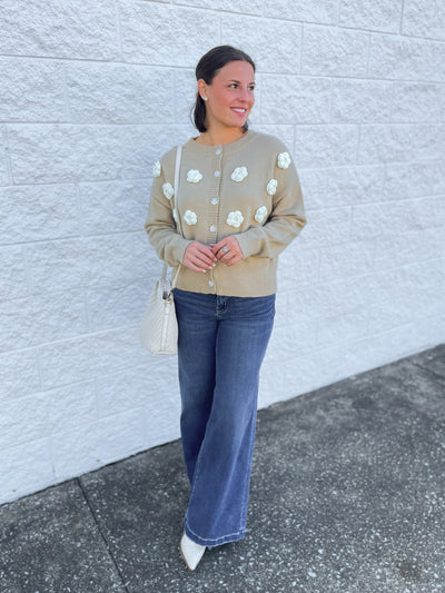 Taupe Jaden Cardigan