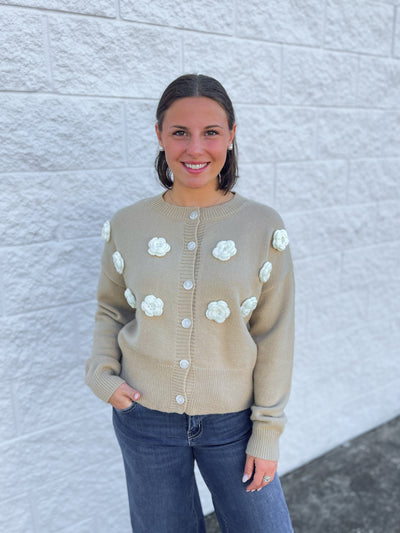 Taupe Jaden Cardigan