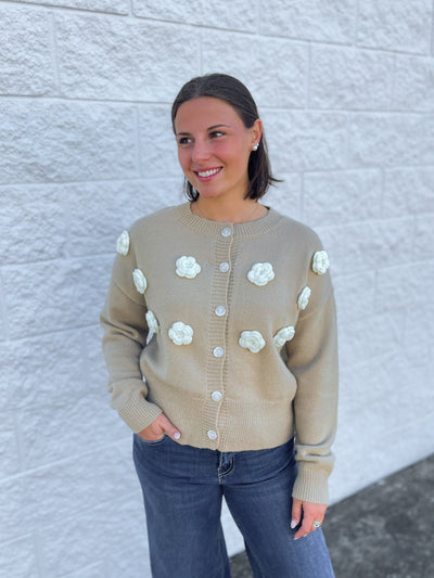 Taupe Jaden Cardigan