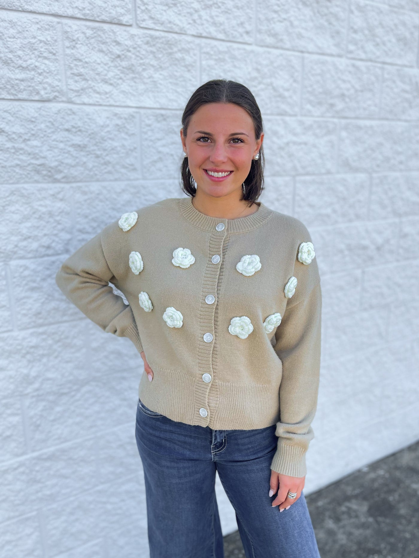 Taupe Jaden Cardigan