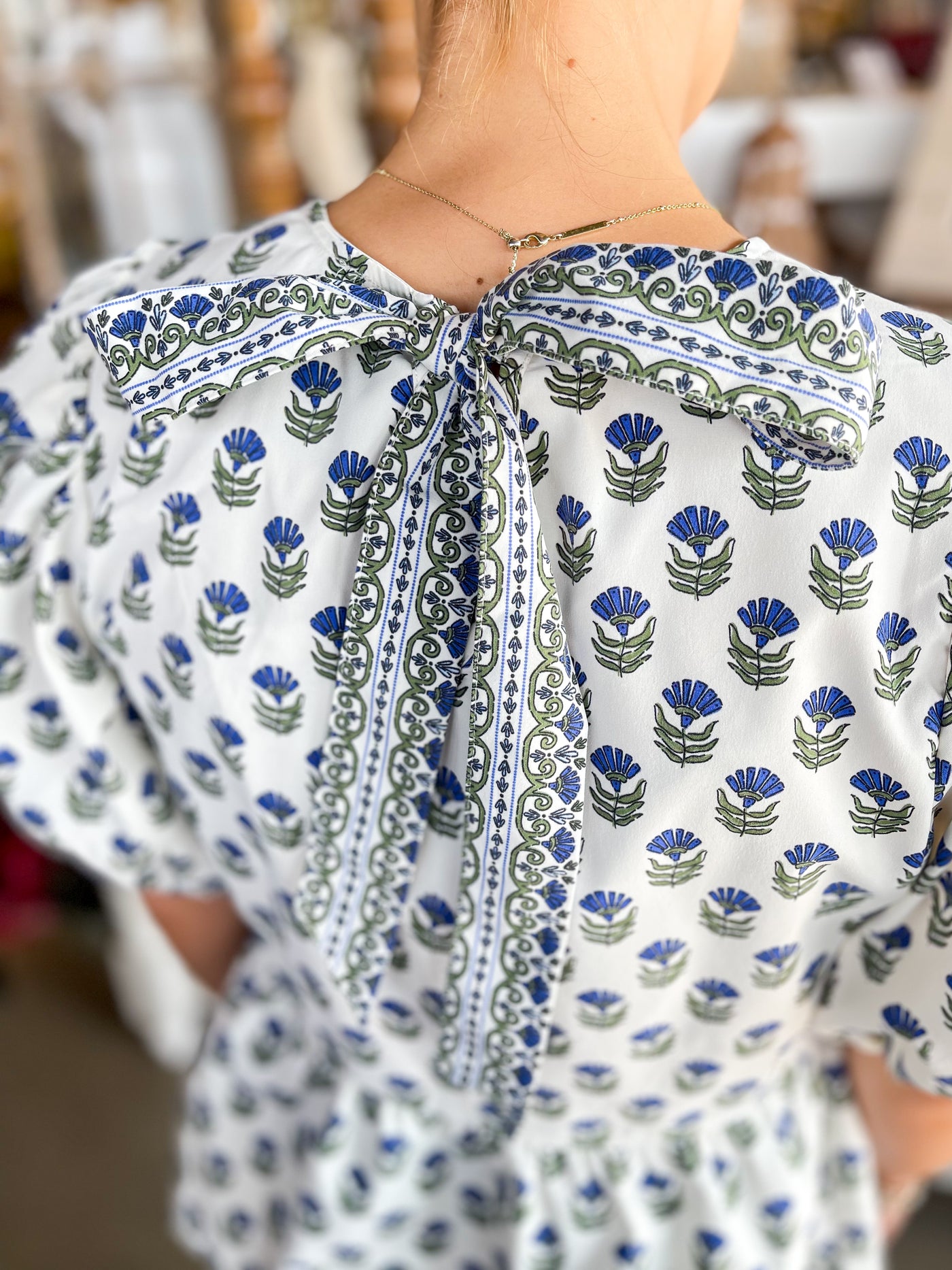 Nina Floral Foulard Top