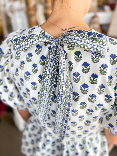 Nina Floral Foulard Top