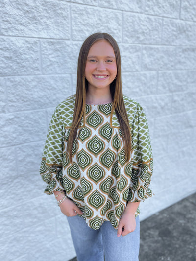 Umgee Sage Mix Amari Top