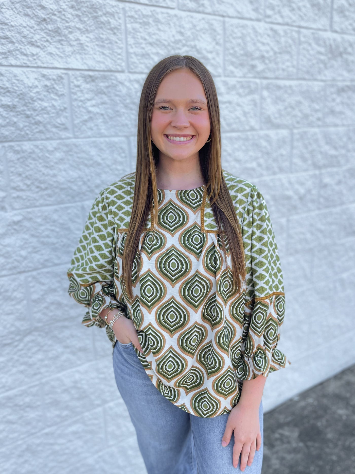 Umgee Sage Mix Amari Top