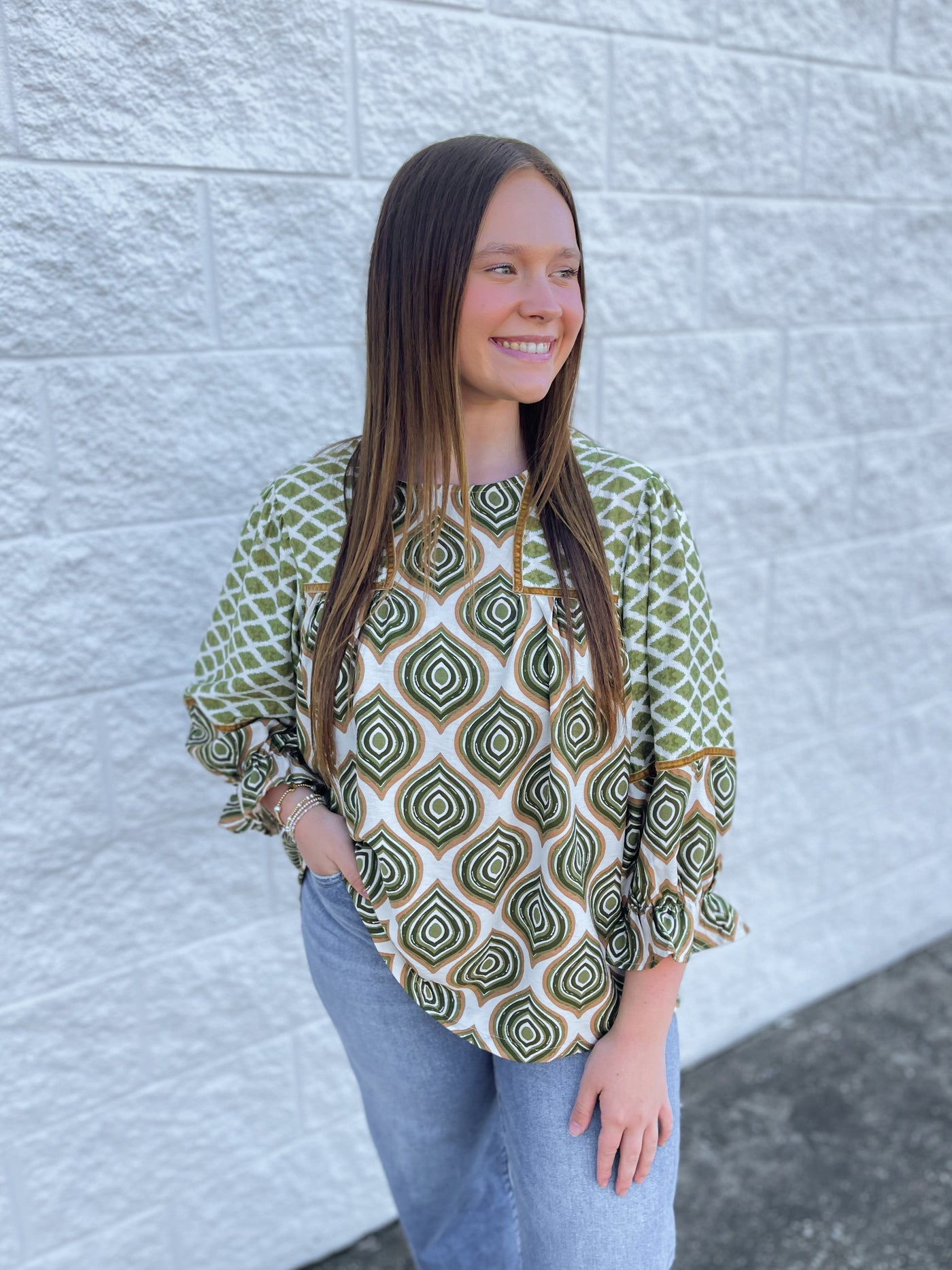 Umgee Sage Mix Amari Top