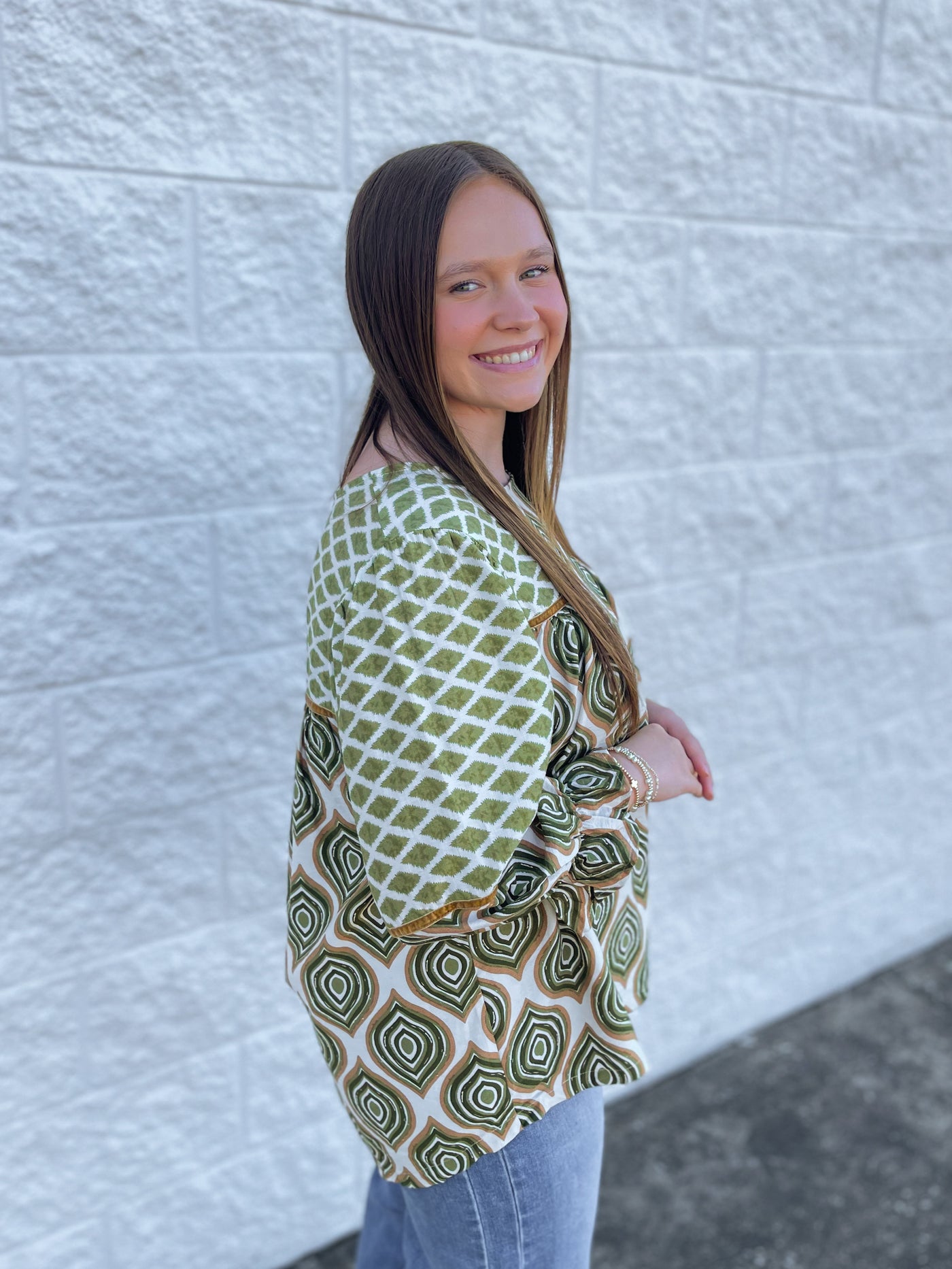 Umgee Sage Mix Amari Top